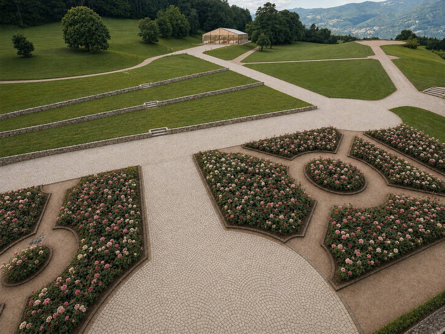 Le château et sa salle de réception