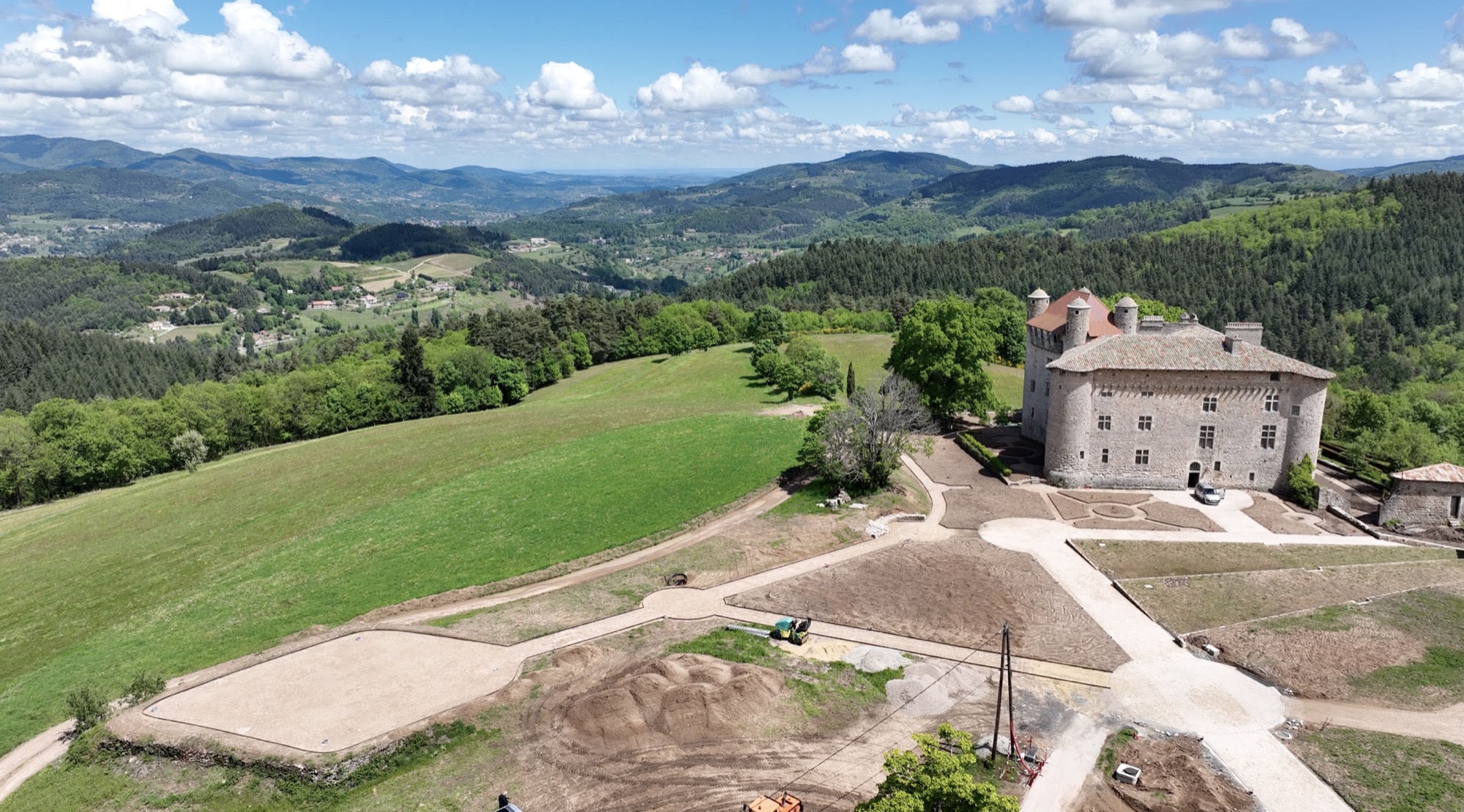 Le domaine vu du ciel